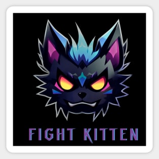 FIGHT KITTEN Sticker